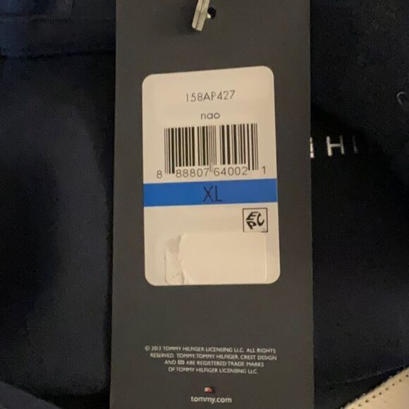 TOMMY HILFIGER NWT MENS ZIP UP COAT JACKET WITH HOOD EXTRA LARGE - Picture 5 of 13